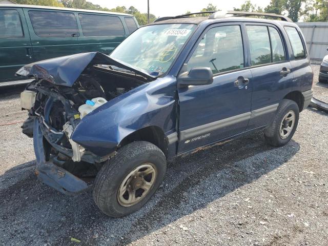 2CNBJ13C626919069 - 2002 CHEVROLET TRACKER BLUE photo 1