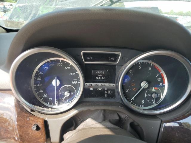 4JGDA5HB7DA234973 - 2013 MERCEDES-BENZ ML 350 4MATIC BLACK photo 9