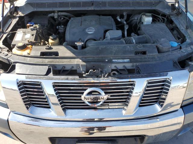 1N6BA0ED1BN305835 - 2011 NISSAN TITAN S BLUE photo 11