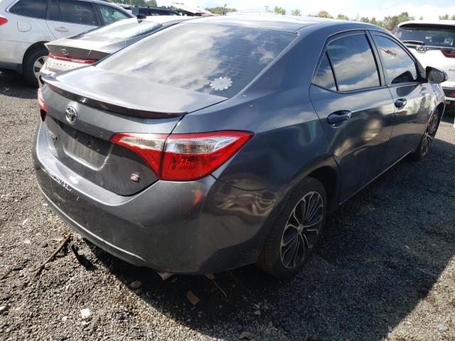 2T1BURHE7EC093727 - 2014 TOYOTA COROLLA L GRAY photo 3