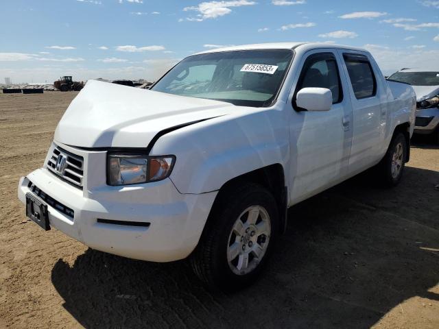 2HJYK16468H542591 - 2008 HONDA RIDGELINE RTS WHITE photo 1