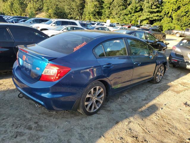 2HGFB6E51CH705354 - 2012 HONDA CIVIC SI BLUE photo 3