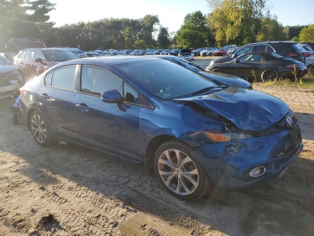 2HGFB6E51CH705354 - 2012 HONDA CIVIC SI BLUE photo 4