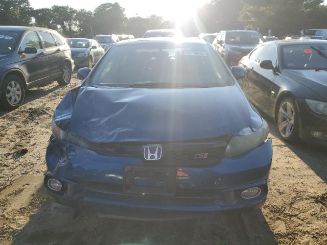 2HGFB6E51CH705354 - 2012 HONDA CIVIC SI BLUE photo 5