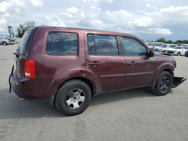 5FNYF3H53EB013627 - 2014 HONDA PILOT EXL MAROON photo 3