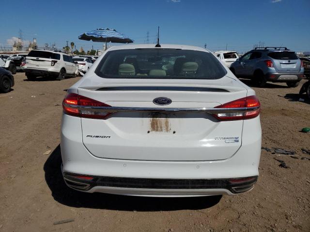 3FA6P0D99JR181900 - 2018 FORD FUSION TITANIUM/PLATINUM WHITE photo 6