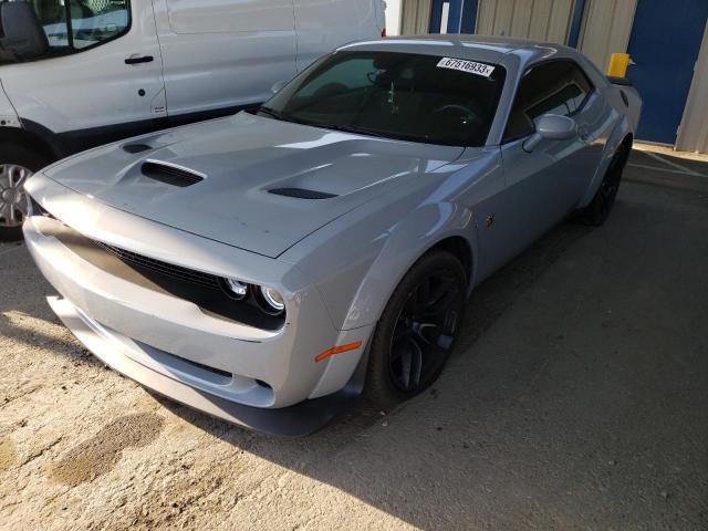 2C3CDZFJXMH583768 - 2021 DODGE CHALLENGER R/T SCAT PACK GRAY photo 1