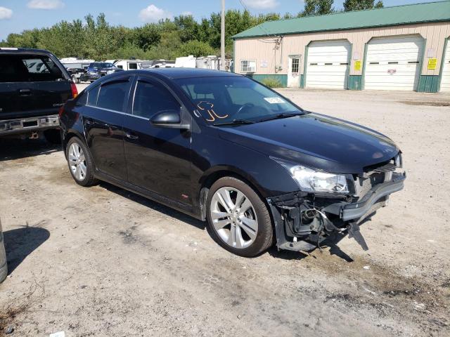 1G1PH5S94B7206392 - 2011 CHEVROLET CRUZE LTZ BLACK photo 4