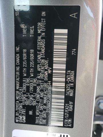 2T2GGCEZXPC016544 - 2023 LEXUS NX 350 GRAY photo 12