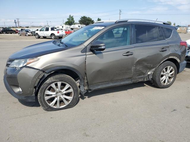 2T3DFREV5EW134028 - 2014 TOYOTA RAV4 LIMITED GRAY photo 1