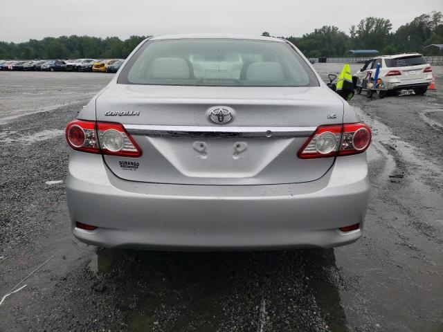 2T1BU4EE9CC882854 - 2012 TOYOTA COROLLA BASE Արծաթագույն լուսանկար 6