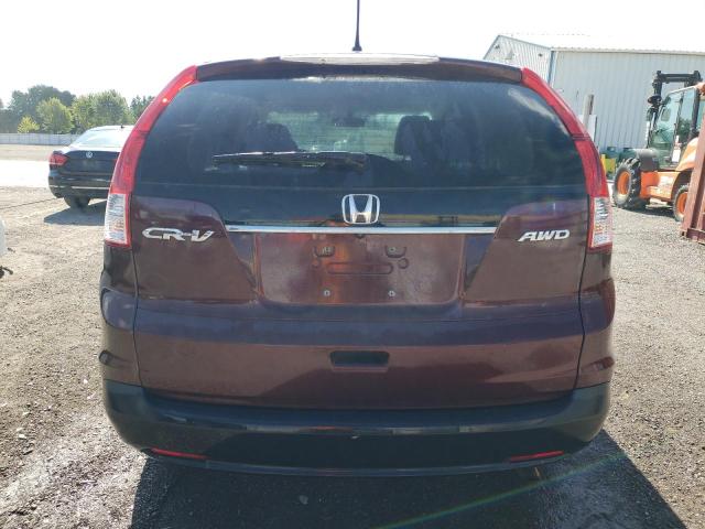 2HKRM4H50CH107849 - 2012 HONDA CR-V EX MAROON photo 6