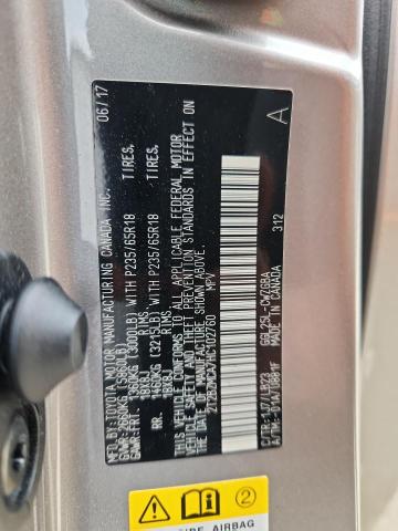 2T2BZMCA7HC102760 - 2017 LEXUS RX 350 BASE 银色 照片 13