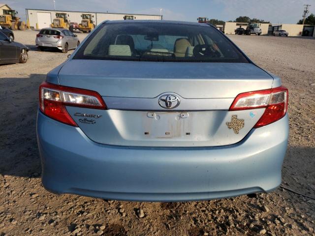 4T4BF1FK7CR209563 - 2012 TOYOTA CAMRY BASE BLUE photo 6