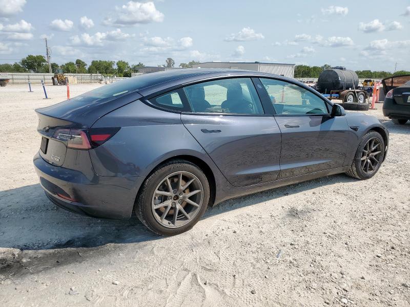 5YJ3E1EB9NF191568 - 2022 TESLA MODEL 3 Графитовый фото 3