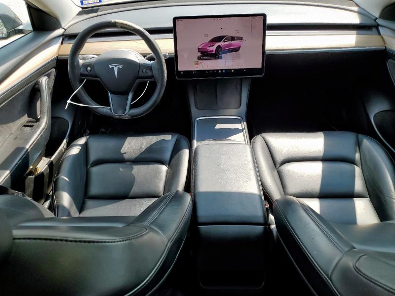 5YJ3E1EB9NF191568 - 2022 TESLA MODEL 3 Графитовый фото 8