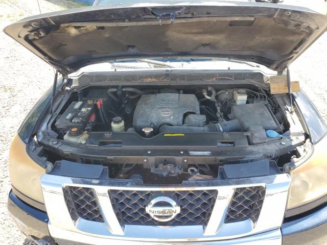 1N6BA0EC9AN322047 - 2010 NISSAN TITAN XE BLUE photo 11