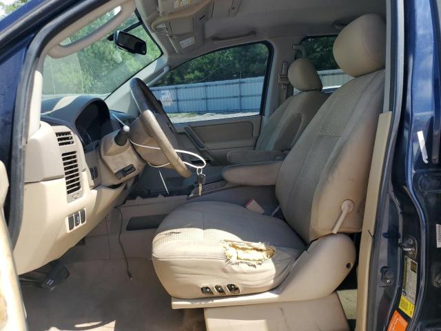 1N6BA0EC9AN322047 - 2010 NISSAN TITAN XE BLUE photo 7