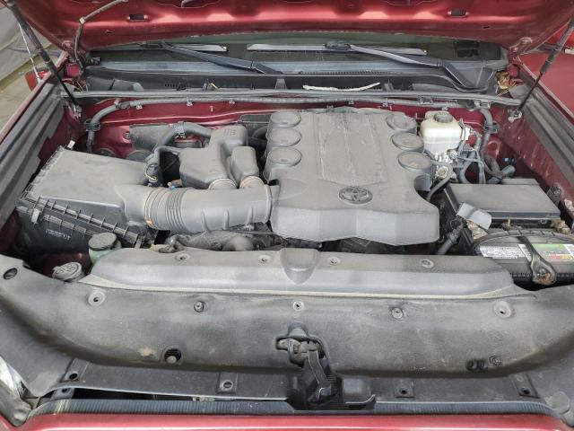 JTEBU5JR9C5110281 - 2012 TOYOTA 4RUNNER SR5 RED photo 12