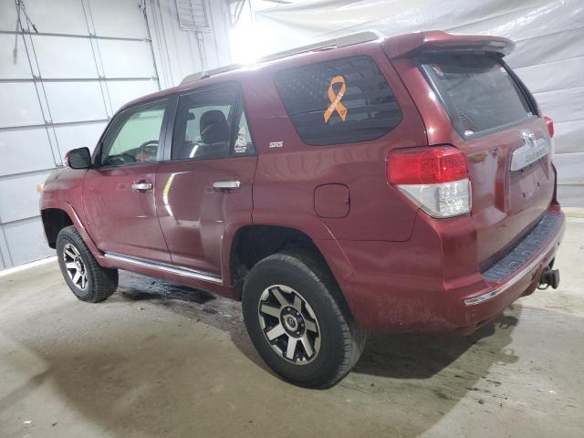 JTEBU5JR9C5110281 - 2012 TOYOTA 4RUNNER SR5 RED photo 2