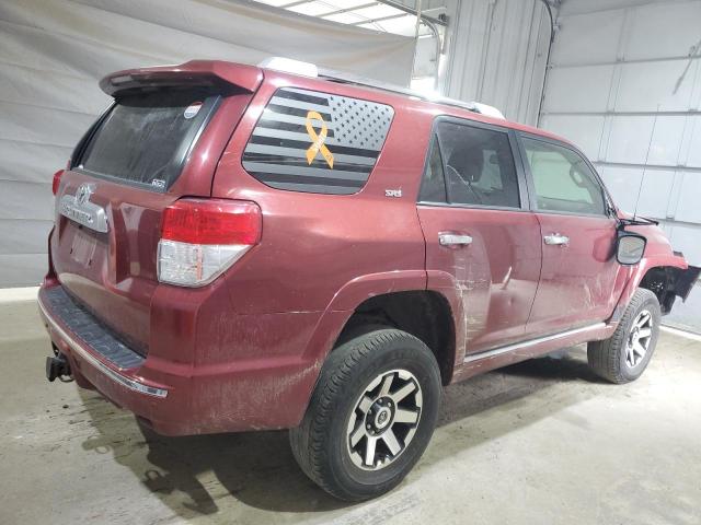 JTEBU5JR9C5110281 - 2012 TOYOTA 4RUNNER SR5 RED photo 3