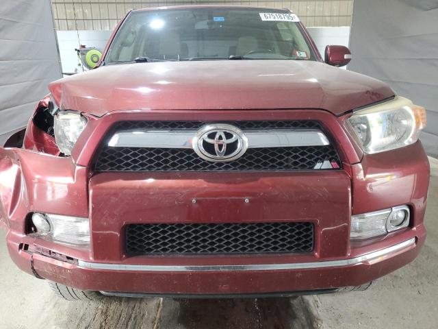 JTEBU5JR9C5110281 - 2012 TOYOTA 4RUNNER SR5 RED photo 5