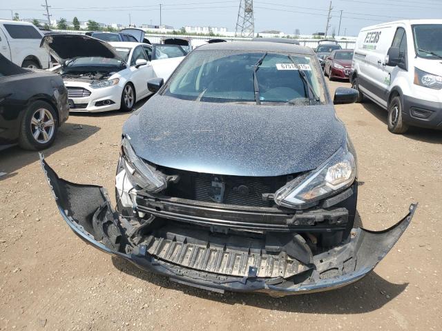 3N1AB7AP7HY367078 - 2017 NISSAN SENTRA S BLUE photo 5