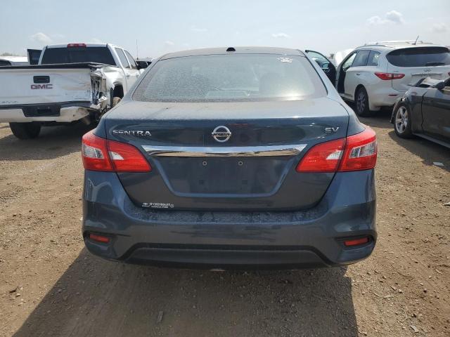 3N1AB7AP7HY367078 - 2017 NISSAN SENTRA S BLUE photo 6