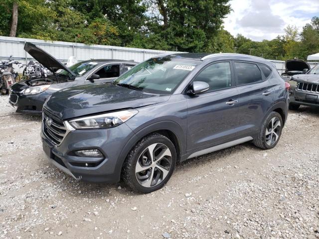 KM8J33A21JU633593 - 2018 HYUNDAI TUCSON VALUE GRAY photo 1