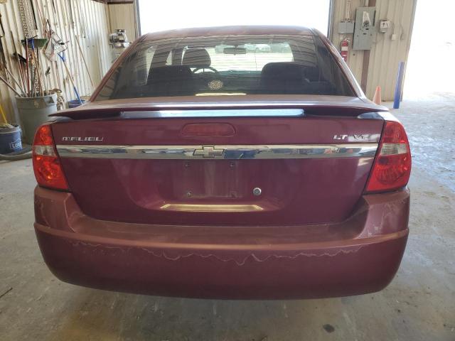 1G1ZT51856F191381 - 2006 CHEVROLET MALIBU LT MAROON photo 6