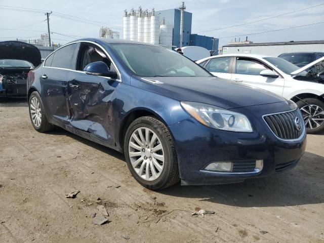 2G4GT5GV9C9144852 - 2012 BUICK REGAL PREMIUM BLUE photo 4