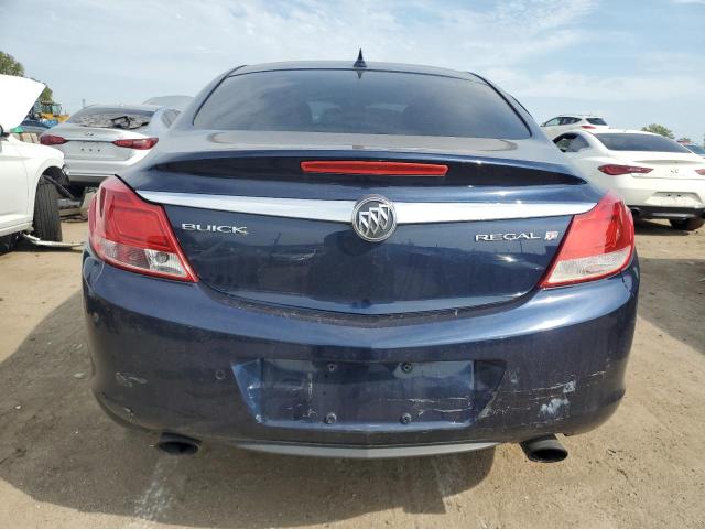 2G4GT5GV9C9144852 - 2012 BUICK REGAL PREMIUM BLUE photo 6