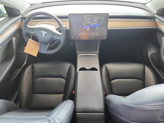 5YJ3E1EA7NF329003 - 2022 TESLA MODEL 3 BLUE photo 8