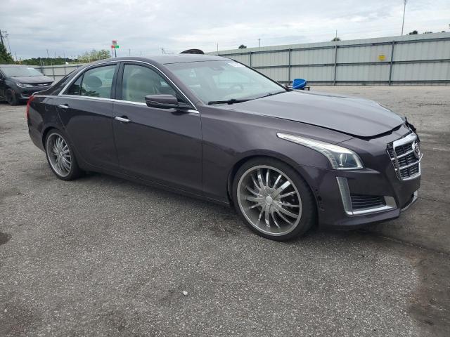 1G6AX5SX3E0125592 - 2014 CADILLAC CTS LUXURY COLLECTION Մոխրագույն լուսանկար 4