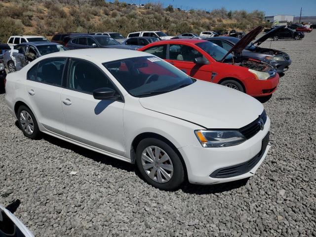 3VW2K7AJ9CM466253 - 2012 VOLKSWAGEN JETTA BASE WHITE photo 4