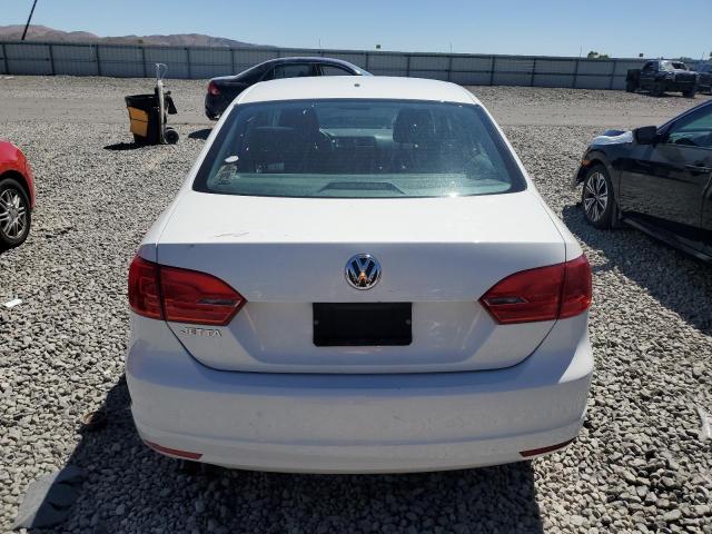 3VW2K7AJ9CM466253 - 2012 VOLKSWAGEN JETTA BASE WHITE photo 6