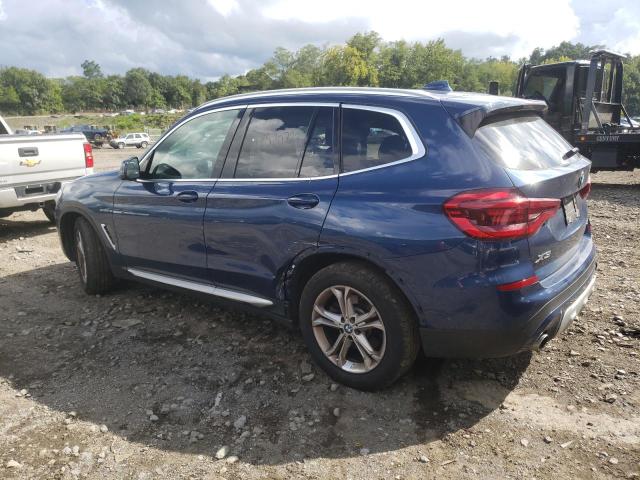 5UXTY5C01M9G46021 - 2021 BMW X3 XDRIVE30I BLUE photo 2