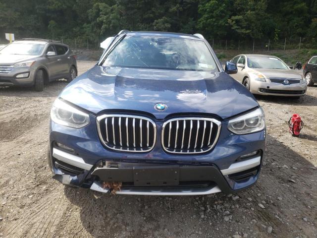 5UXTY5C01M9G46021 - 2021 BMW X3 XDRIVE30I BLUE photo 5