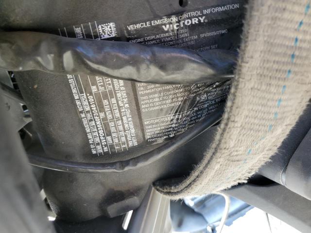 5VPDB36N0F3046100 - 2015 VICTORY MOTORCYCLES CROSS COUN Blanc photo 10