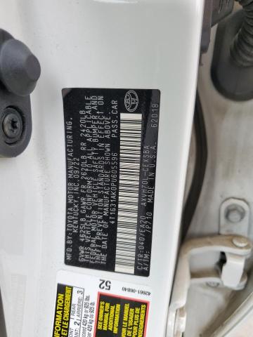 4T1G31AK0PU605596 - 2023 TOYOTA CAMRY SE NIGHT SHADE WHITE photo 12