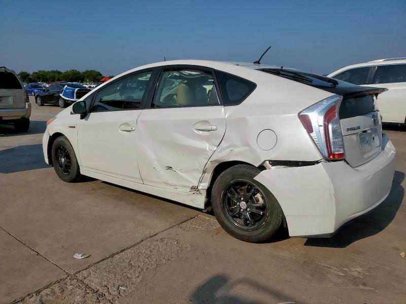 JTDKN3DU2D5548373 - 2013 TOYOTA PRIUS WHITE photo 2