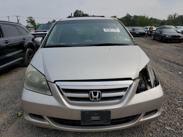 5FNRL38715B017657 - 2005 HONDA ODYSSEY EXL SILVER photo 5
