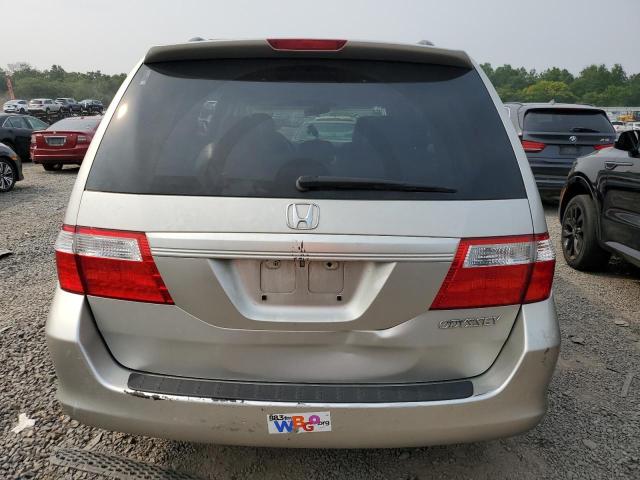 5FNRL38715B017657 - 2005 HONDA ODYSSEY EXL SILVER photo 6