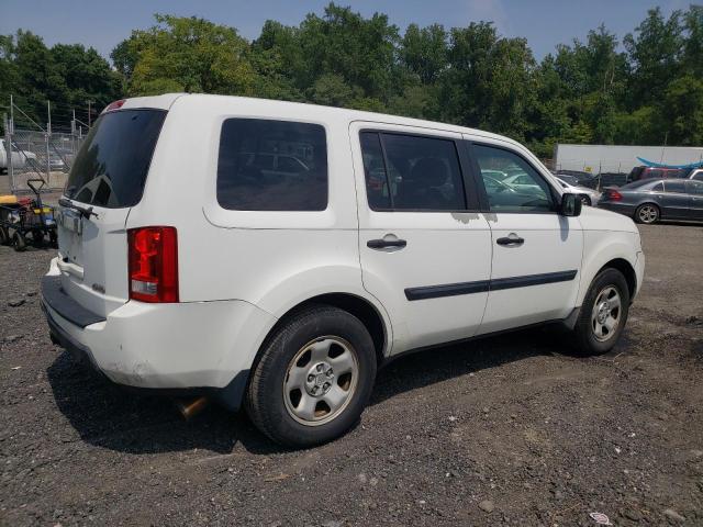 5FNYF48219B056266 - 2009 HONDA PILOT LX WHITE photo 3