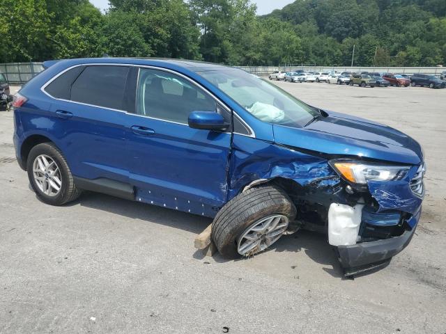 2FMPK3J96MBA43488 - 2021 FORD EDGE SEL BLUE photo 4