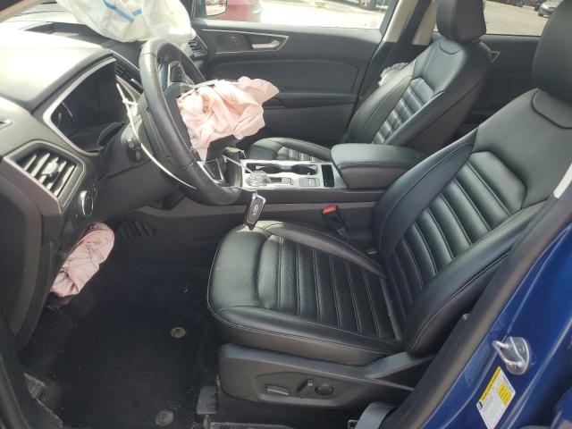 2FMPK3J96MBA43488 - 2021 FORD EDGE SEL BLUE photo 7