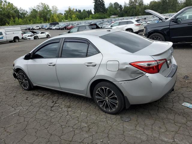 2T1BURHE0FC264920 - 2015 TOYOTA COROLLA L SILVER photo 2