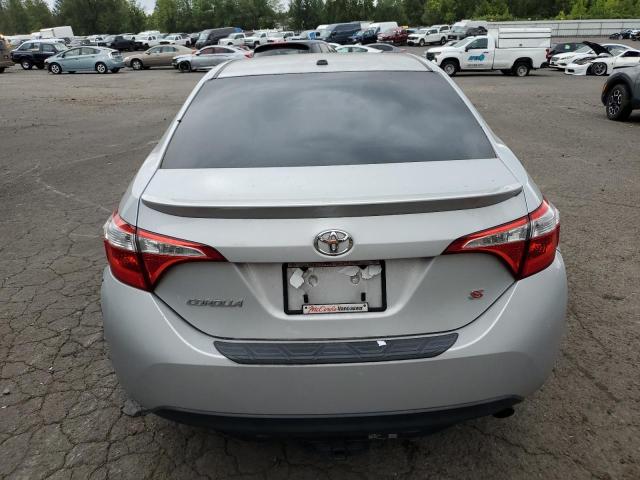 2T1BURHE0FC264920 - 2015 TOYOTA COROLLA L SILVER photo 6