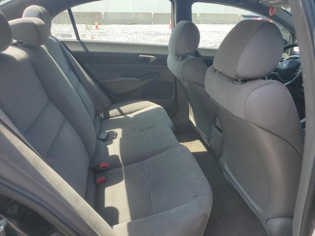 1HGFA16598L060841 - 2008 HONDA CIVIC LX BLACK photo 10