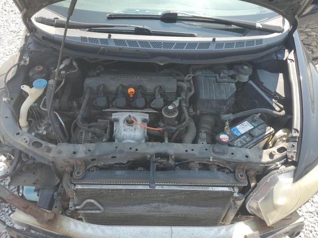 1HGFA16598L060841 - 2008 HONDA CIVIC LX BLACK photo 11